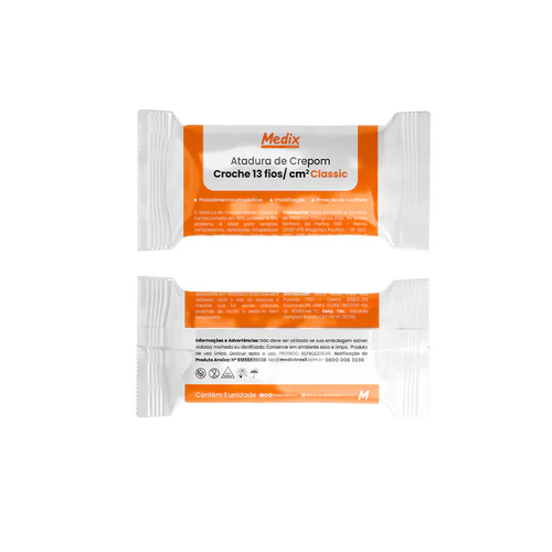 Atadura Crepom Classic - Pacote com 12 unidades - Medix