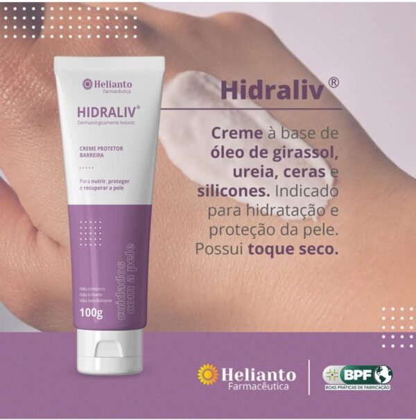 Hidraliv Creme Protetor | Hidratante 100g - Helianto - Imagem 2