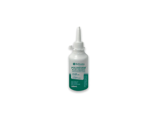 Polihexam Plus Líquido Solução de PHMB 0,2% 100ml - Helianto