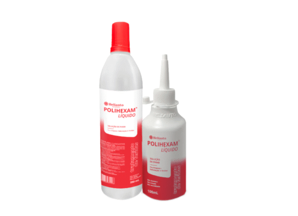 Polihexam Líquido Solução de PHMB 0,1% 100ml | 350ml - Helianto
