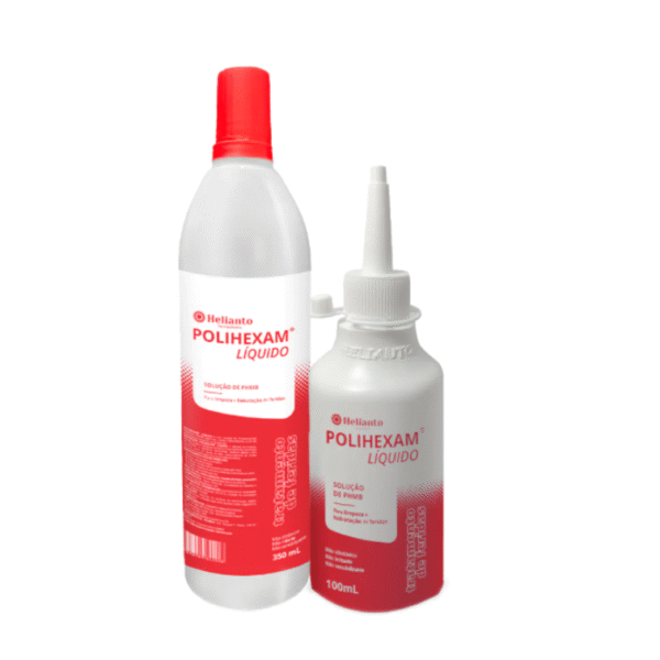 Polihexam Líquido Solução de PHMB 0,1% 100ml | 350ml - Helianto