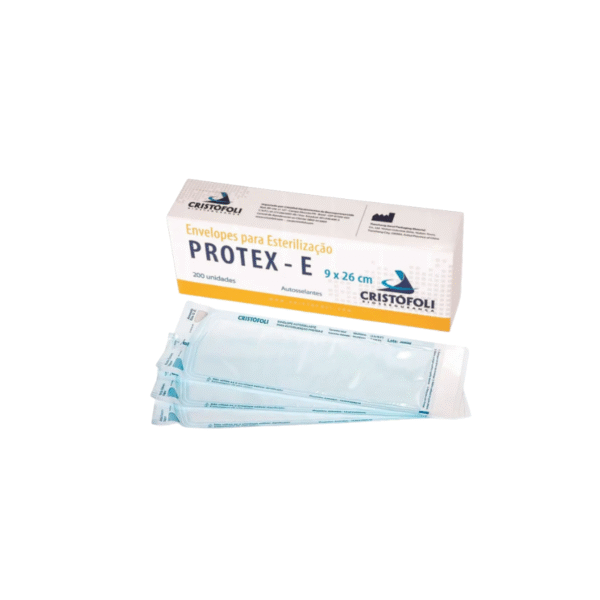 Envelopes Para Esterilização Protex E 9x26cm 200 - Cristofoli