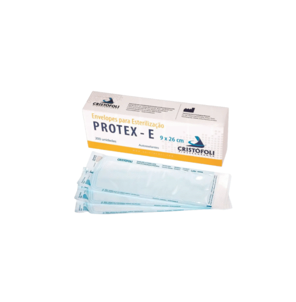 Envelopes Para Esterilização Protex E 9x26cm 200 - Cristofoli