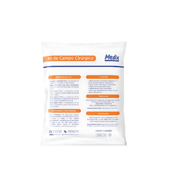 Kit Cirúrgico Estéril 40g 6 peças - Medix
