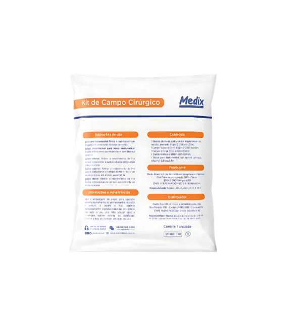 Kit Cirúrgico Estéril 40g 6 peças - Medix