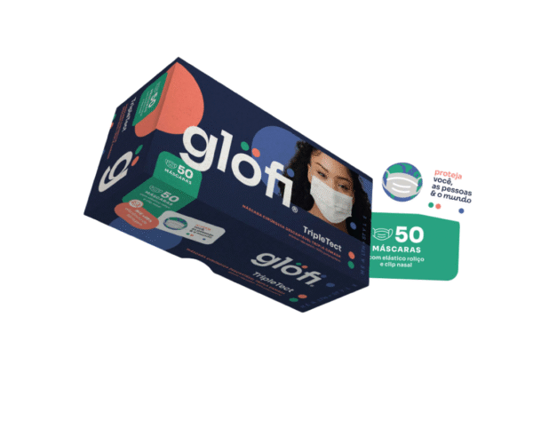 Máscara Cirúrgica Descartável Tripla Camada – TripleTect – Glöfi