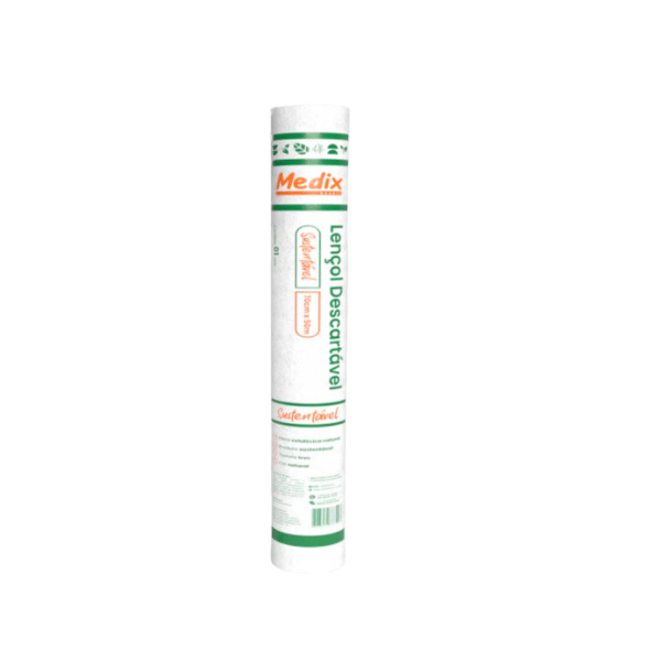 Rolo Lençol Descartável Sustentável – 100% Fibras Naturais - Medix