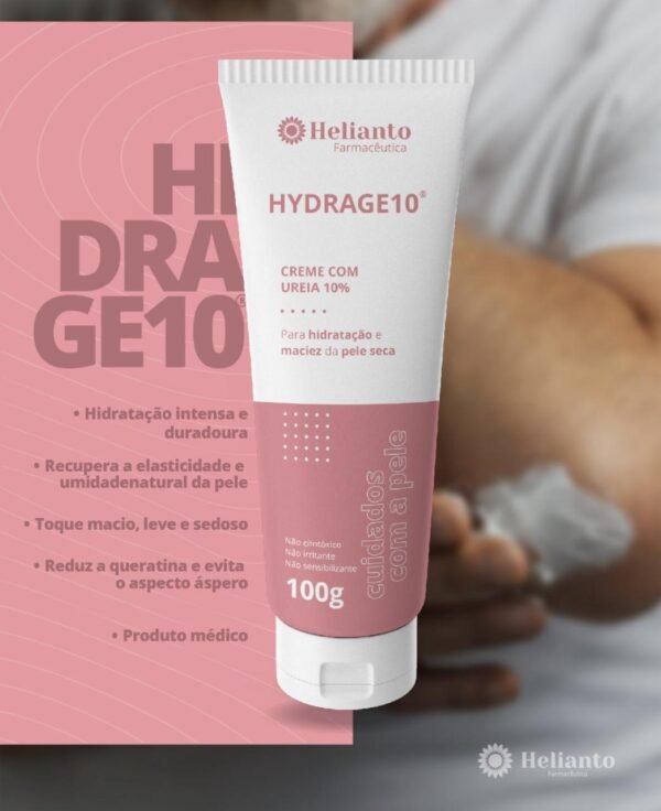 Hydrage 10 Creme hidratante com Ureia 10% 100g - Helianto