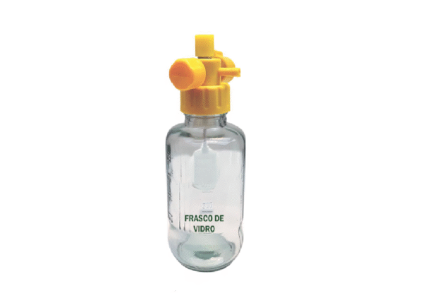 Aspirador Venturi para Ar Comprimido com Frasco de Vidro 500 ml – Haoxi