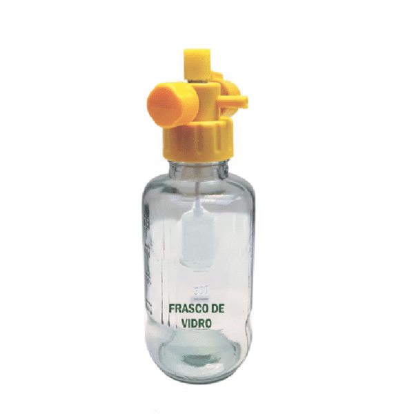 Aspirador Venturi para Ar Comprimido com Frasco de Vidro 500 ml – Haoxi