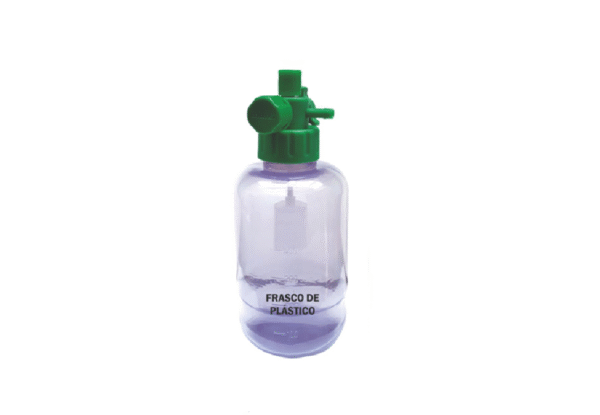Aspirador Venturi para O2 com Frasco em PVC 500 ml  - Haoxi