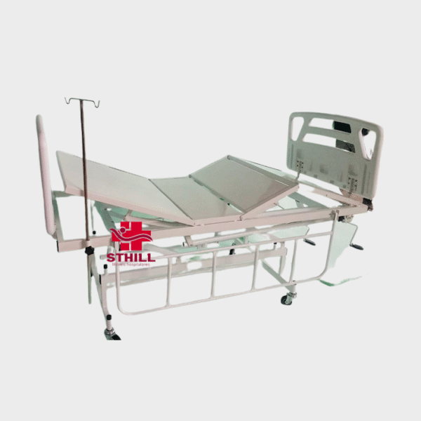 Cama Fawler Luxo com Grade, Suporte de Soro e Cabeceira em PVC- Sthill Móveis