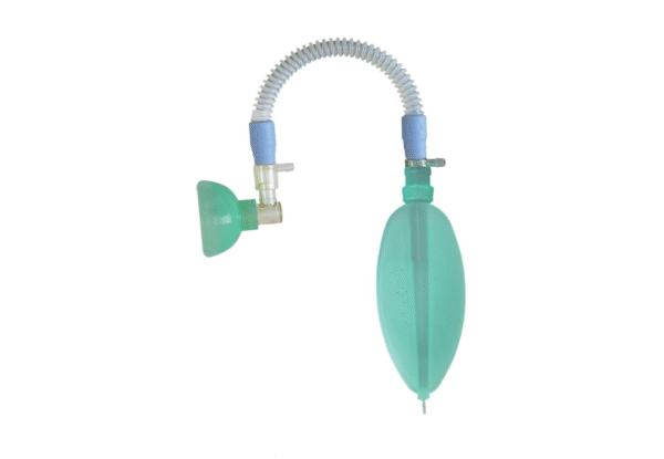 Sistema Baraka Infantil com Balão em Silicone 2,3 L, Traqueia e Máscara em Silicone N° 2 – Haoxi