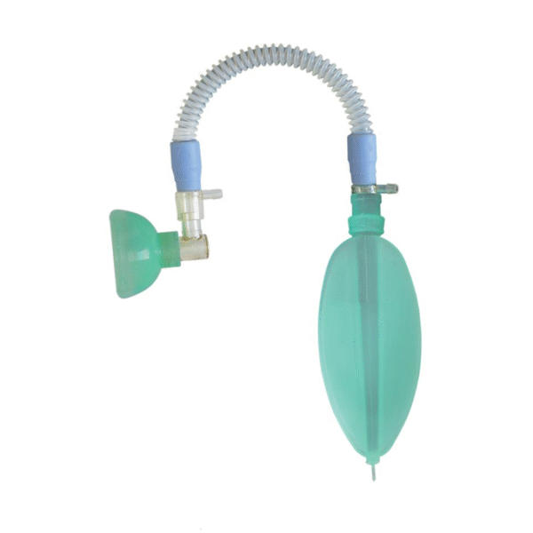Sistema Baraka Infantil com Balão em Silicone 2,3 L, Traqueia e Máscara em Silicone N° 2 – Haoxi