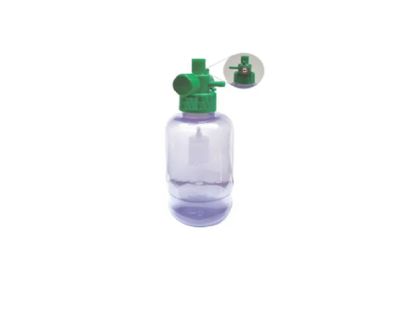 Aspirador Venturi para O2 com Frasco de Vidro 500 mL – Haoxi