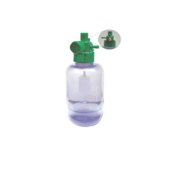 Aspirador Venturi para O2 com Frasco de Vidro 500 mL – Haoxi
