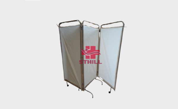 Biombo 3 Corpos com Pano – Total Inox - Sthill Móveis