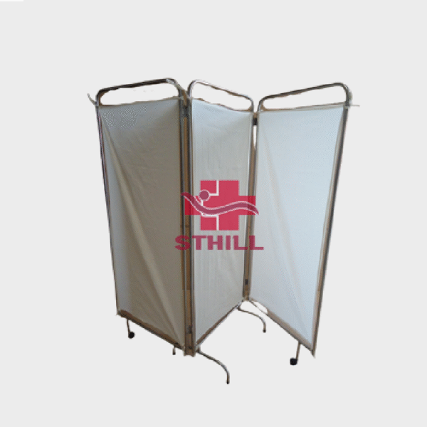 Biombo 3 Corpos com Pano – Total Inox - Sthill Móveis