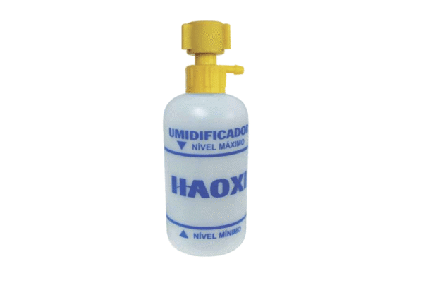 Umidificador para Ar Comprimido com Frasco Plástico 250 ml, Extensão e Máscara Adulto – Haoxi