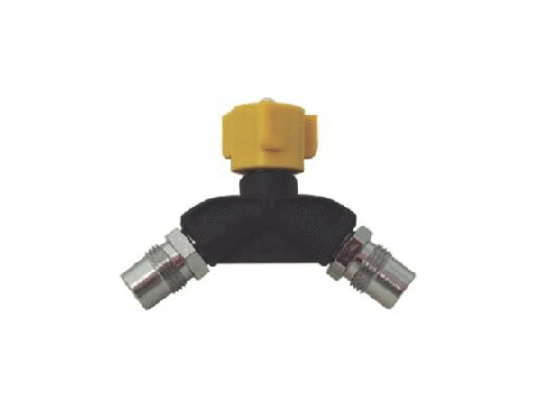 Tomada Dupla em Nylon para Ar Comprimido – Haoxi