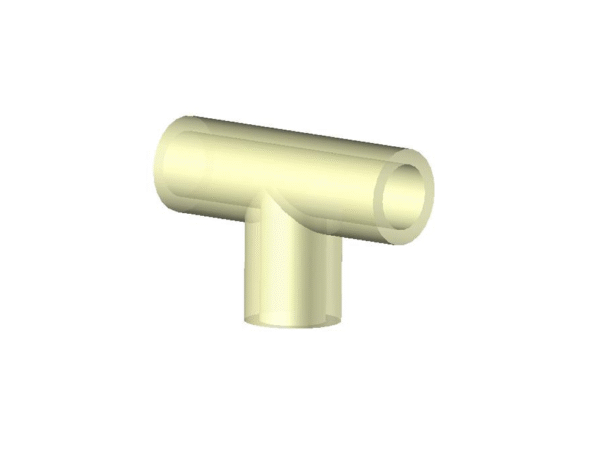 Conector T Infantil 22 Ext. x 22 Ext. x 22 Ext. – Haoxi