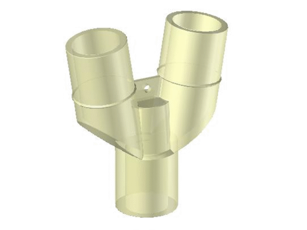 Conector Y Adulto Sem Furo 22 Ext. x 22 Ext. x 22 Ext. – Haoxi