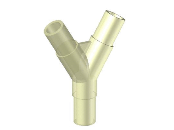 Conector Y Infantil Sem Furo 15 Ext. x 15 Ext. x 15 Ext. – Haoxi