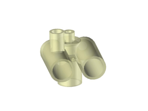 Conector Y 90° Infantil com Furo – Haoxi