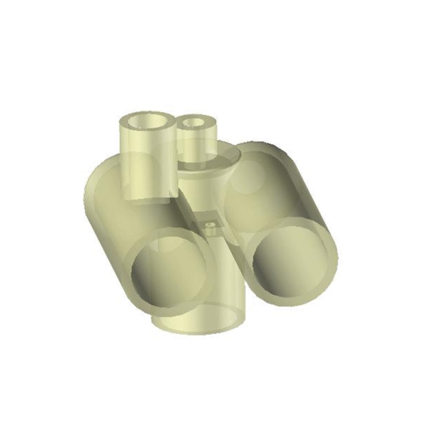 Conector Y 90° Infantil com Furo – Haoxi