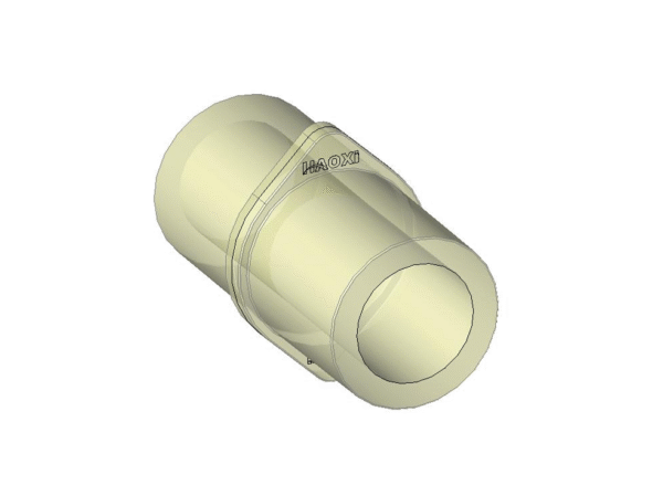 Conector Reto Adulto 22 Ext. x 22 Ext. – Haoxi