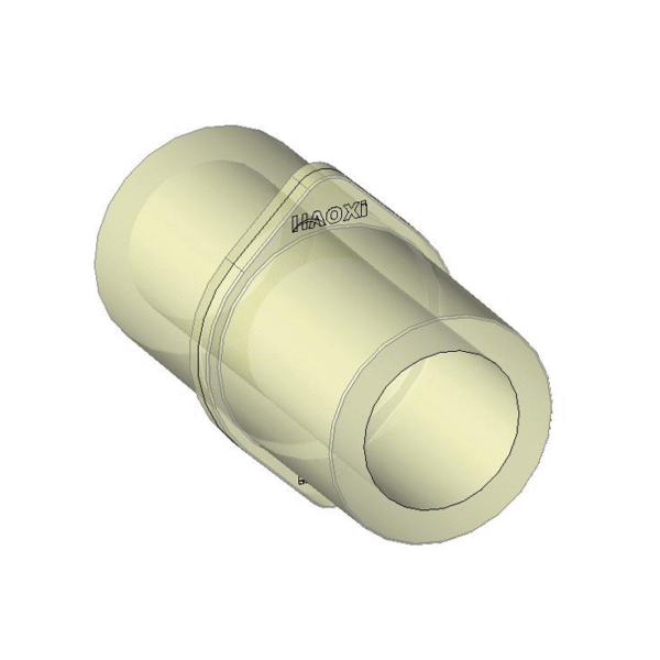 Conector Reto Adulto 22 Ext. x 22 Ext. – Haoxi