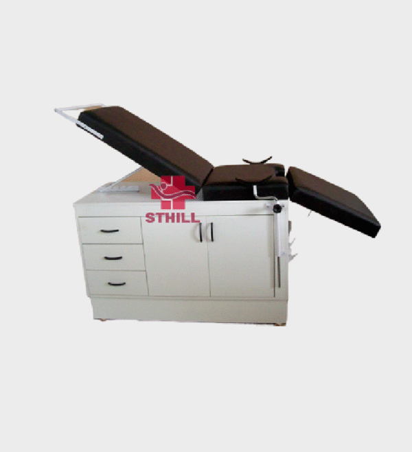 Mesa (Balcão) Ginecológica com 2 Portas e 3 Gavetas – Revestida em Fórmica - Sthill Móveis