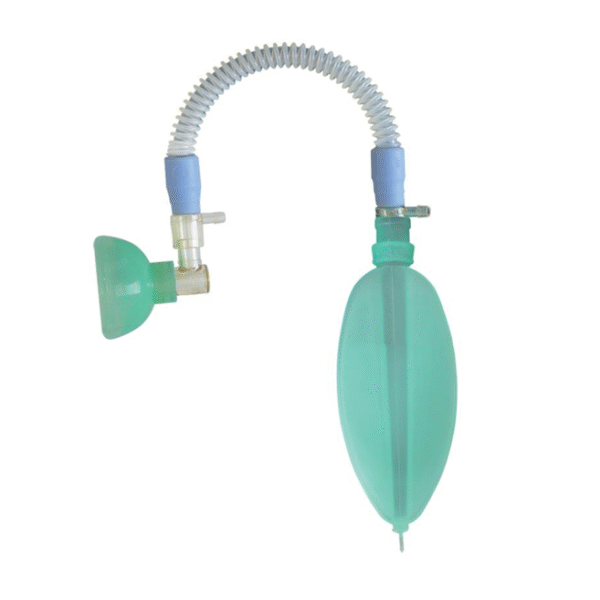 Sistema Baraka Infantil com Balão em Silicone 1 L, Traqueia e Máscara em Silicone N° 2 – Haoxi