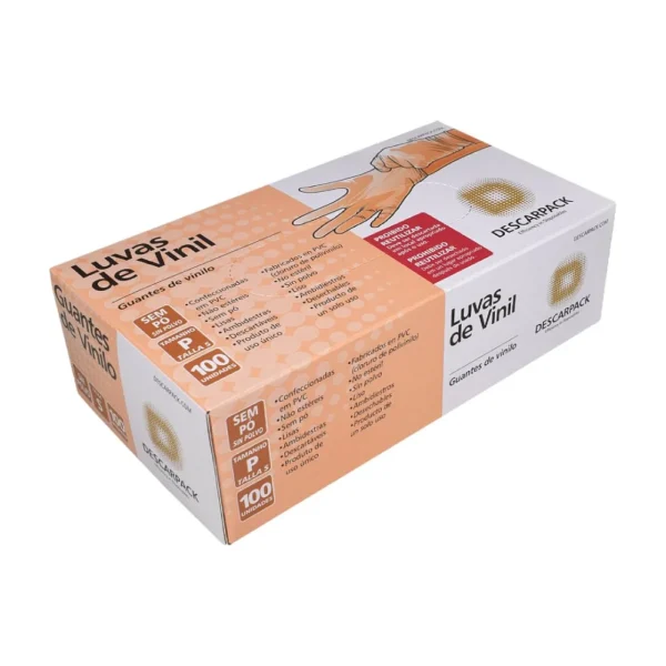 Luva vinil procedimento nao cirurgico sem po p descarpack 0541101 1 para que indicado 2